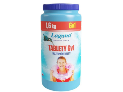 Tablety do bazena 6v1 MAXI 1,6 kg Laguna